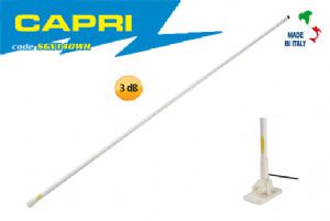 Supergain Amntenna-CAPRI - 1.4M Powerboat VHF Antenna  (click for enlarged image)